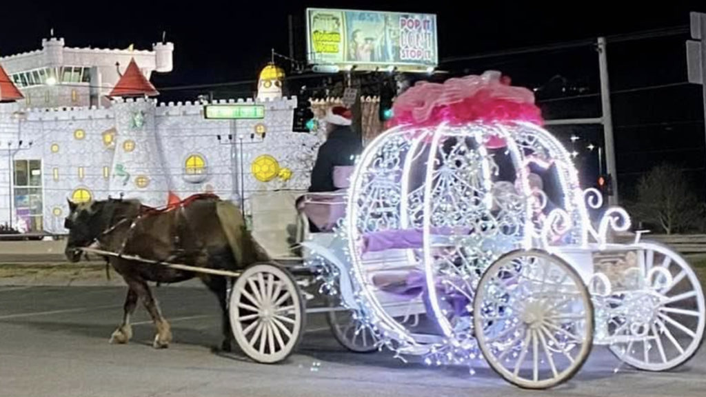 White Carriage at night – IMG_6601 copy